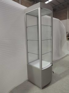 Tower display cabinets