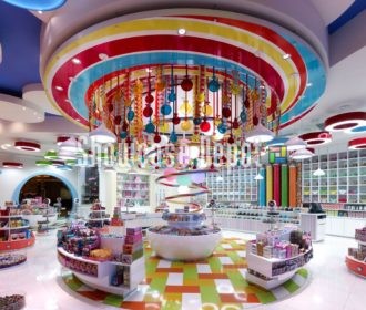 How to decorate a candy store
