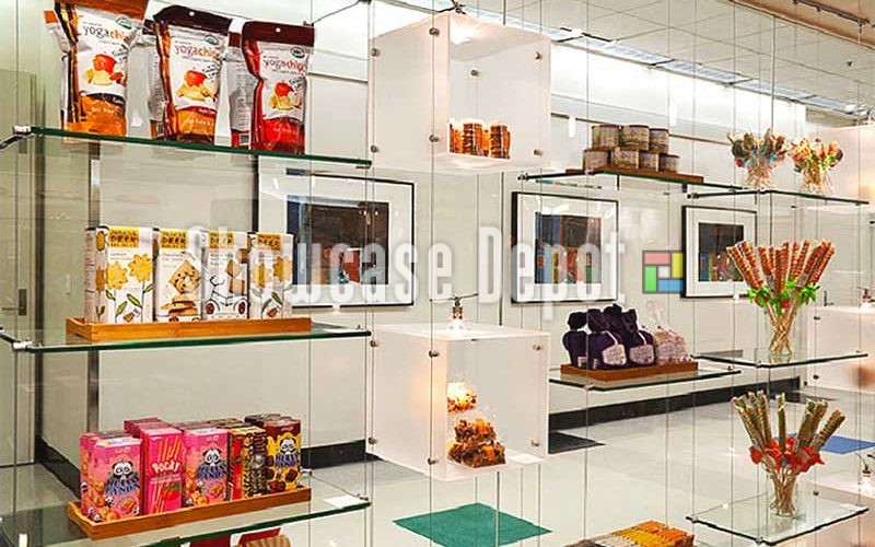 Suspended Display cases